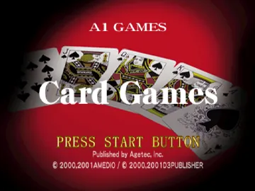 Card Games (US) screen shot title